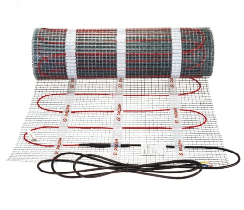 Мат нагревательный тонкий Ридан TF-200 с фторопластовой изоляцией 700 Вт 230 В 3,5 м2 | код 21RT0436R | ДЕВИ (DEVI)