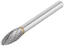 Шарошка карбидная, штифт 6 мм, тип ''H'', эллипсоидная 8х20х65 мм | код 36623 | FIT