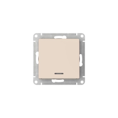 ATLASDESIGN 1-клавишный ВЫКЛЮЧАТЕЛЬ с подсветкой , сх.1а, 10АХ, быстрозажимные клеммы,БЕЖЕВЫЙ | код ATN000213S | Systeme Electric фото 4
