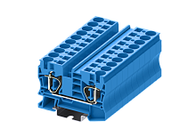 TC10-2-BU Клемма TC 1-1 проходная пружин., сеч.10мм2, син., шт | код TC10-2-BU | SUPU