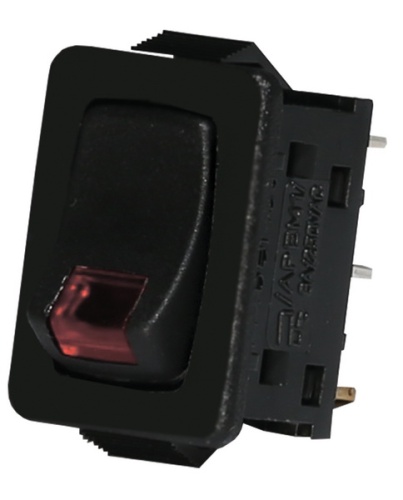 Выключатель с лампочой тлеющего разряда (красный) USS-07 10A | код 002470108 | ETI