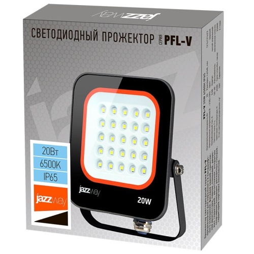 Прожектор светодиодный PFL-V 20Вт 6500К IP65 | код 5039698 | JazzWay фото 5