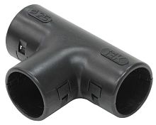 Тройник открывающийся TI25G черн. | код CTA10D-TIG25-K02-025 | IEK