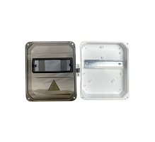 Корпус пластиковый ЩРН-П-8 прозрачная дверь с окном 226х197х106 IP55 | код KRZMI212 | KRZMI