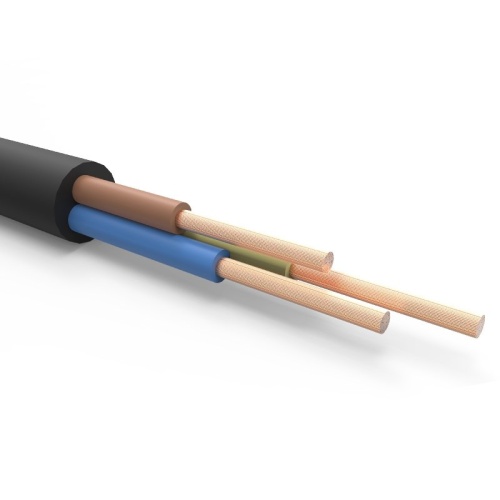 Кабель силовой гибкий КГтп-ХЛ 3х2,5 мм кв, длина 50 метров, ГОСТ REXANT | код 01-8421-50 | REXANT