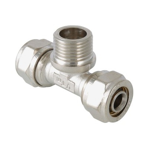 Тройник обжимной с переходом на нар. р. 32х1" | код. VTm.333.N.320632 | VALTEC Тройник обжимной с переходом на нар. р. 32х1" | код. VTm.333.N.320632 | VALTEC