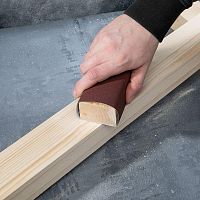 Шкурка шлифовальная 230х280мм Р400 водостойкая в листах на тканевой основе (уп.10шт) Kranz KR-91-1310