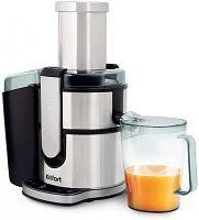 Соковыжималка центробежная Kitfort КТ-1120 800Вт стальной/черный | код 1535306 | KITFORT