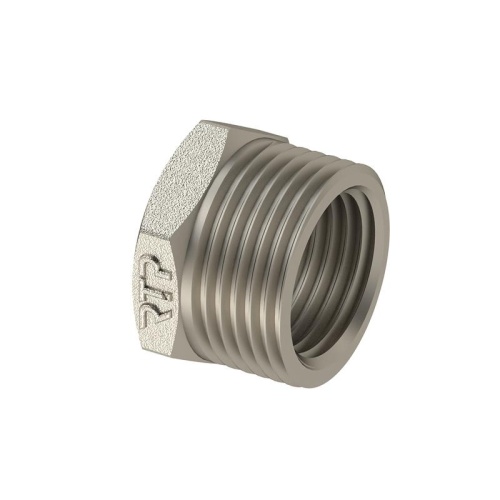 Футорка латунь внутр./наружн. резьба 1х3/4дюйм никель (инд. упак.) | код 34943 | RTP Футорка латунь внутр./наружн. резьба 1х3/4дюйм никель (инд. упак.) | код 34943 | RTP