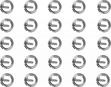 WTRI508 Набор вставок резьбовых M5x0.8, 25 предметов | код WTRI508 | Thorvik