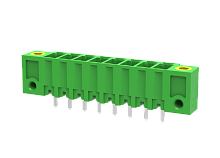 MC-PA3.81V08-F Разъём штекерный MC, прям. конт.,шаг 3.81мм,8 конт., фланц.,зел., шт | код MC-PA3.81V08-F | SUPU