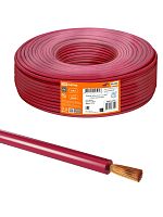 Провод ПуГВнг(А)-LS 1х2.5 ГОСТ (бухта 100м) красный | код SQ0124-0837 | РЭМЗ ТМ