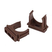 Крепеж-клипса для труб d25мм дуб Эра Б0043222