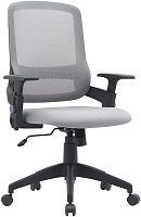 Кресло Cactus CS-MC313-BKGY черный/серый сетка/ткань низк.спин. крестов. пластик пластик черный | код 2003217 | CACTUS