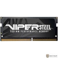 Память DDR4 8GB 3000MHz Patriot PVS48G300C8S Viper Steel RTL Gaming PC4-24000 CL18 SO-DIMM 260-pin 1.25В с радиатором Ret | код 1172719 | PATRIOT
