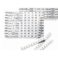 Маркировочные платы для плоттера wieplot, размер шильдиков 5х8,3 мм, 110 шильдиков в карте, чистая | код Z4.242.5053.0 | Wieland