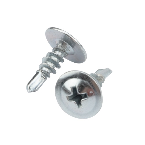 Саморез с прессшайбой KRANZ ПШС сверло 4.2х13, пакет (25шт.) | код 1182-4213-4| KRANZ