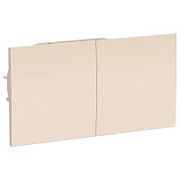 Розетка двухместная ATLASDESIGN, скрытый монтаж, с заземлением, со шторками | код. ATN000228 | Schneider Electric