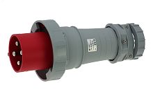 Вилка кабельная 125A/400V/3P+E/IP67 | код CA1443 | INPIN