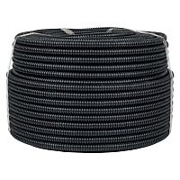 Труба гофрированная ПНД с зондом d16мм (100м) Plast черная PROxima | код. tpnd-16 | EKF