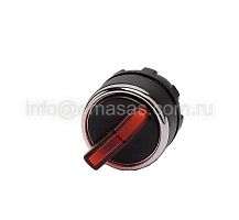 Головка для переключателя 2-0-1 красная с фиксацией в 1 положении | код BDSL31K | EMAS