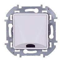 Вывод кабеля с зажимом для крепления INSPIRIA белый | код 673890 | Legrand