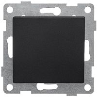 GUSI Bravo механизм выключателя 1кл., скрытая установка, 10А, 250В. Цвет: графит. | код С10В1-010 | GUSI ELECTRIC