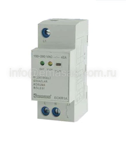 Реле контроля минимального и максимального напряжения аналоговое. | код ECKR1A | EMAS