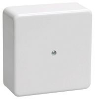 Коробка распаячная КМ для открытой проводки 75х75х28мм белая | код UKO10-075-075-028-K01-E | IEK