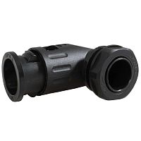 Быстрый соединитель для гофрированной трубы RUICHI QA-M20-20, IP54, угловой | код 113903 | Ruichi