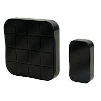 Звонок электрический дверной (10 мелодий) черн. E-378 FERON 51431