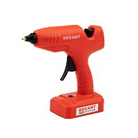 Пистолет клеевой REXANT, 60 Вт, 11 мм, ЭКСПЕРТ , аккумуляторный, коробка | код 12-1553 | REXANT