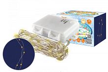 Гирлянда светодиодная Роса100 100LED, 10м, 3000К, 3хАА, наружное использование, IP65, TDM | код SQ0361-0058 | TDM