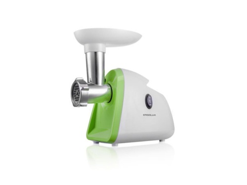 Мясорубка электрическая ELX-MG01-C34 1800Вт реверс 220-240В бел./салат. | код 13968 | Ergolux