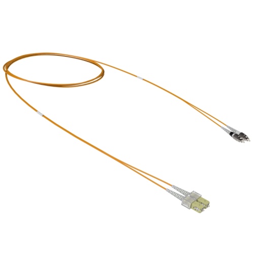 Оптический коммутационный шнур переходной Duplex SC-UPC/FC-UPC, 50/125 OM2, 1 м | код RNPC50DCF1 | DKC Оптический коммутационный шнур переходной Duplex SC-UPC/FC-UPC, 50/125 OM2, 1 м | код RNPC50DCF1 | DKC