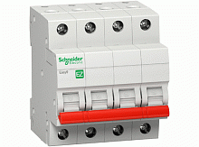 Модульный автоматический выключатель Easy9 EZ 4 полюса, 50А, х-ка B | код. EZ9F14450 | Schneider Electric 