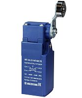 Выключатель путевой ВП 24-2116П-65 У2, рычаг со стальным роликом, 1з+1р, безинерционный, 20 мм, без сальника, 3А, IP65 | код ET004678 | Электротехник