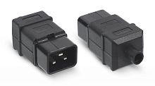 Cabeus IEC-320-C20 Вилка С20 разборная, 16А, 250 V, черная | код 9649c | Cabeus