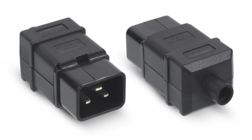 Cabeus IEC-320-C20 Вилка С20 разборная, 16А, 250 V, черная | код 9649c | Cabeus