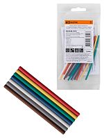 Набор трубок термоусаживаемых, клеевых ТТкНГ(3:1) Полицвет 1,6/0,5 TDM | код SQ0548-2201 | TDM