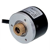 Энкодер инкрементальный, корпус: O40мм, вал полый глухой, посадочный диаметр вала: O8мм, разрешение: 1024 имп./об., Line Driver (дифференциальный), выходные фазы A, A?, B, B?, Z, Z?, Uпит. 5В=, кабель сзади 2м, IP50 | код E40HB8-1024-6-L-5|