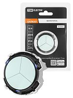 Выключатель 3-кл. 16А 250В кнопочный механизм фисташковый, Байкал TDM | код SQ1819-0126 | TDM