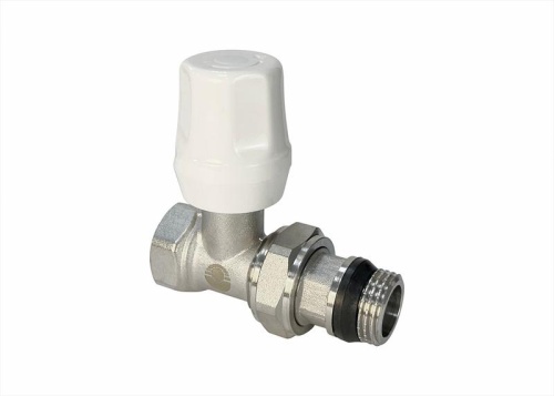 Клапан для радиаторов ручной прямой 1/2дюйм (с доп. уплотнением) (60/6) К | код VF.08.RN.04 | VALFEX