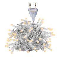 Гирлянда светодиодная нить AC-G01-120Y, 120 желт. LED, 12.8 м., 8 реж., 220В | код 5047631 | JazzWay