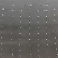 Гирлянда Светодиодный дождь из росы 3х2м, теплый белый, USB + пульт управления, с крючками для крепления NEON-NIGHT | код 315-876 | NEON-NIGHT