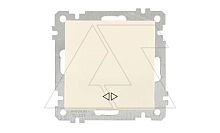 21 - Выключатель промежуточный, пруж. зажимы, сл.кость | код 2100-408-0102 | Mutlusan