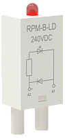 Модуль защиты для реле диод+светодиод 240В DC ONI | код RPM-B-LD-DC240V | ONI