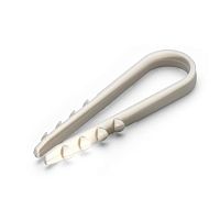 Дюбель-хомут(нейлон) для круглых проводов ДХ 11-18 (б) (100шт.) (Fortisflex) | код 56867 | Fortisflex