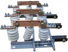 Разъединитель РВЗ-10/1000-II в комплекте с приводами ПР-10Б, вилками ВГ, ВПУ | код 4530640 | ЗАВОД ИНТЕГРАЛ