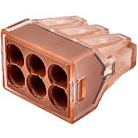 Клемма соединительная 6-контактная (6шт) Elеctrodeel. Диапазон сечений 1,5-4,0 мм2. Номинальный ток/напряжение: 32А/400В. Упаковка: блистер. | код ED 773-606-b6 | Electrodeel